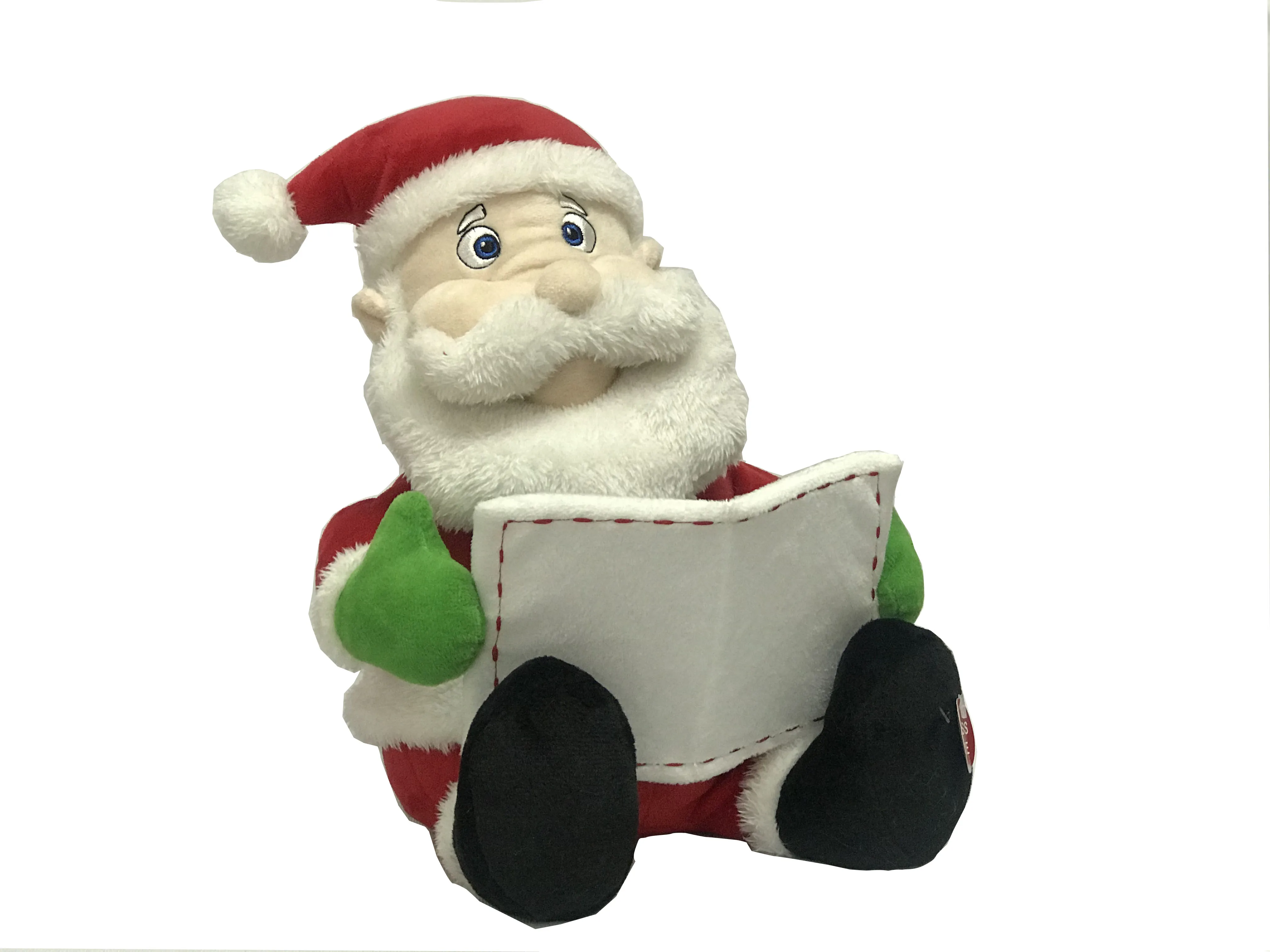 talking santa plush