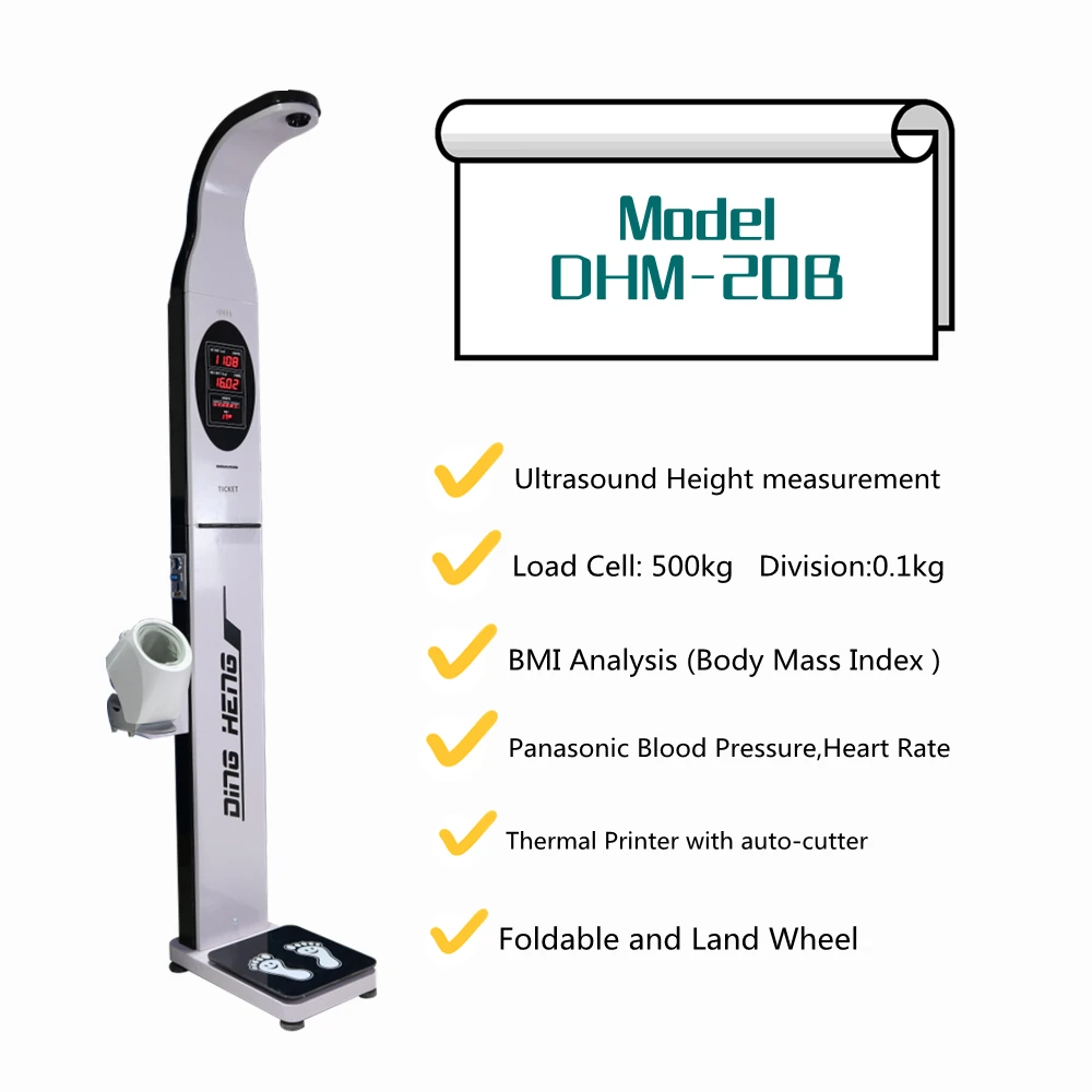 Height Weight Machine,Height Weight Bmi Blood Pressure Machine With