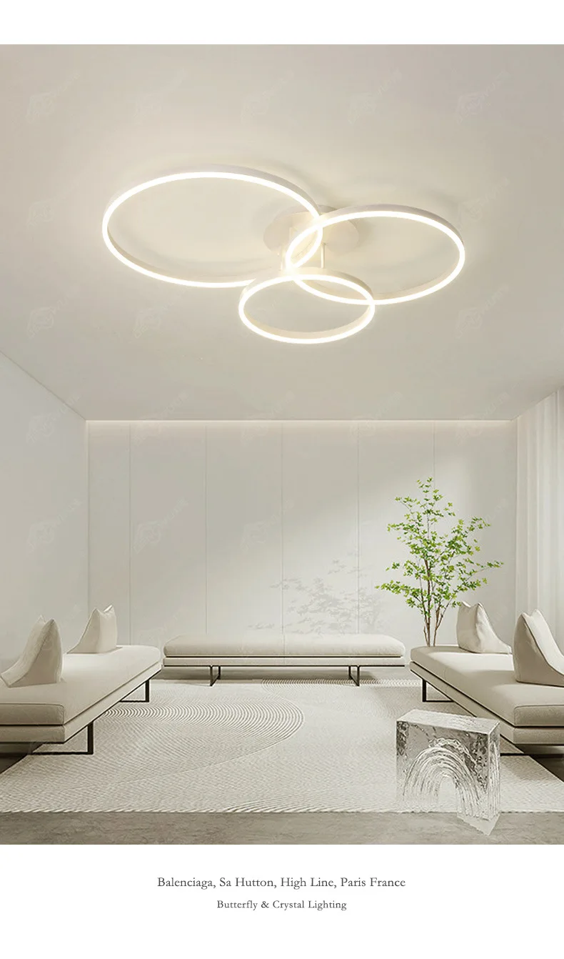 product modern nordic minimalist led ceiling light for home living room and master bedroom simple elegant circle design-18