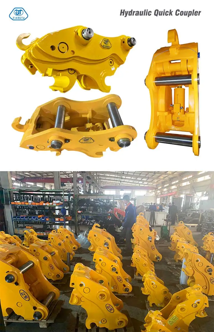 Hydraulic Double Locking Quick Hitch Coupler Tilting Rotator Hitch For