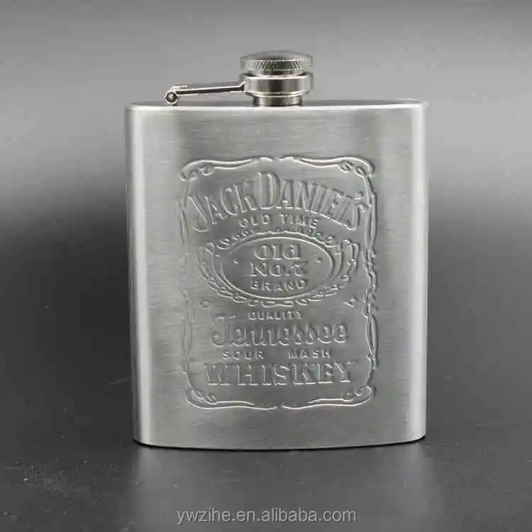 Stainless Steel Alcohol Flagon Portable Hip Flask Whiskey Bottle Drinkware 