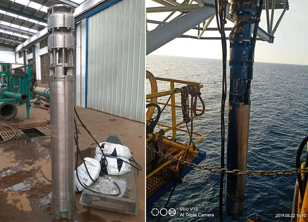 High Head Lift Water Pumps 55hp 50 M3/h 200 Meter Stainless Steel Deep