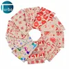 Multifunctional Eco-friendly cheap funny decoration christmas bags colorful cute small candy packing drawstring cotton bag