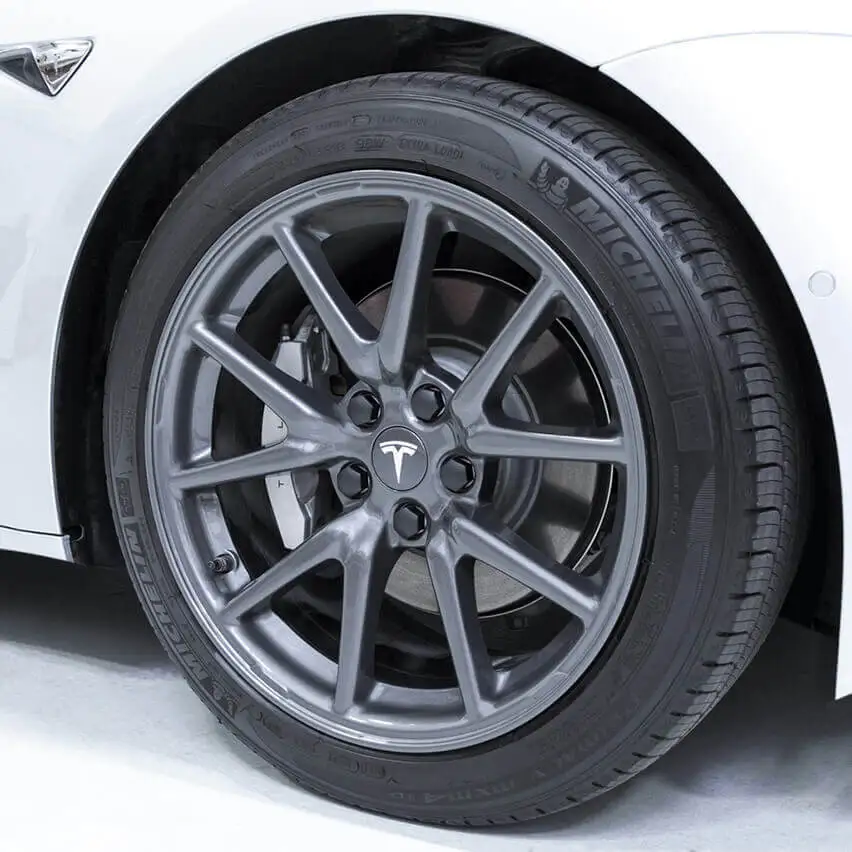 tesla model 3 standard wheels without cover