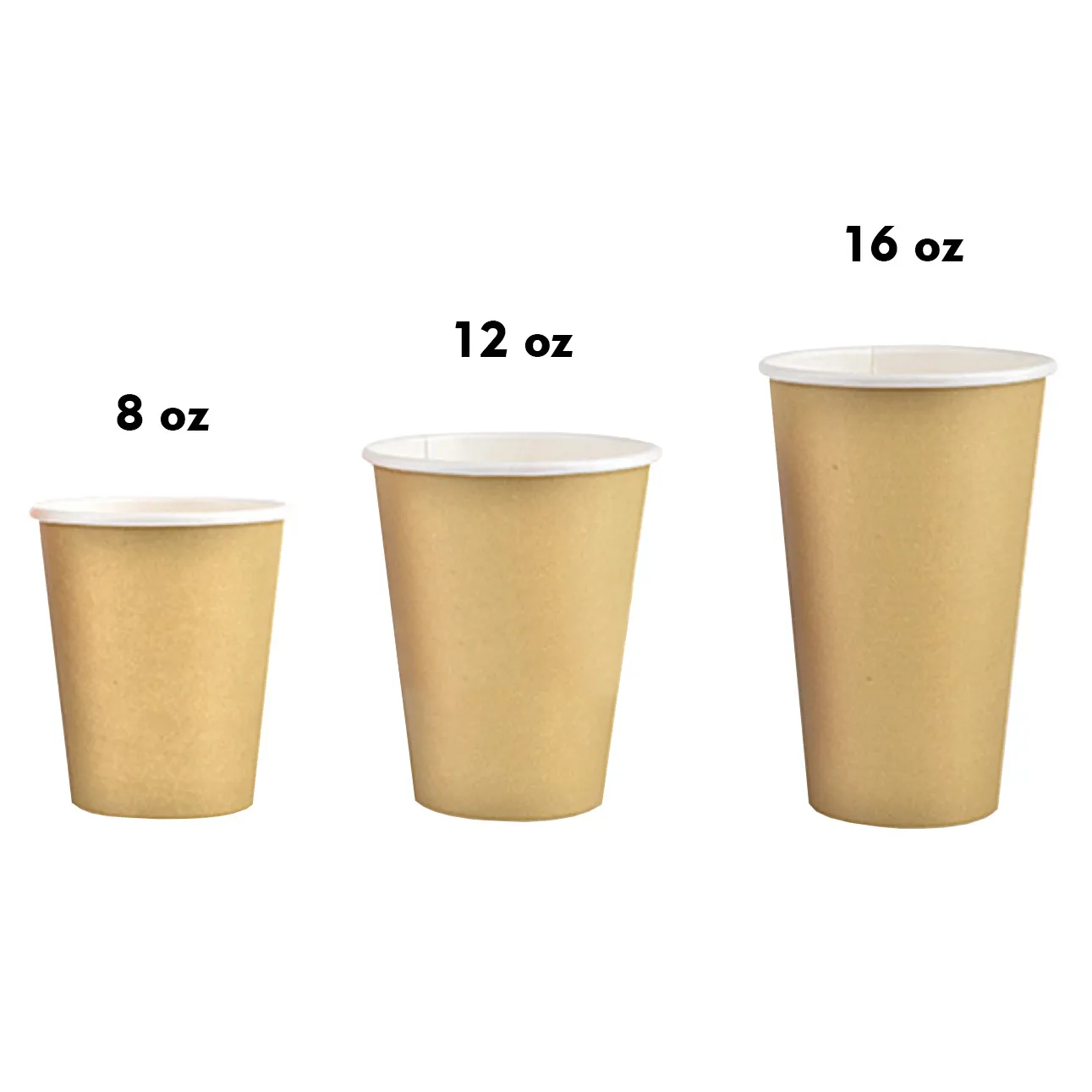 16oz 500ml Instock Kraft 16 Oz Disposable Coffee Cup Paper Cups Buy