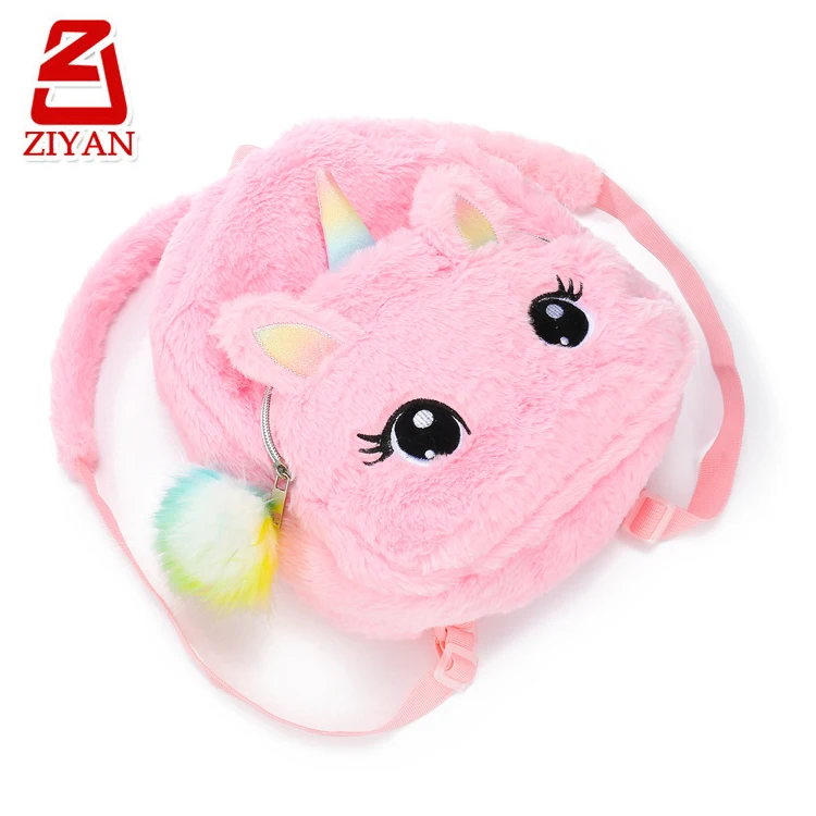 unicorn stuffed animal backpack