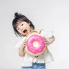 girls school kids bags cartoon toddler bag cartoon backpack, kids backpack cartoon circle cake shaped Donut backpack for kids