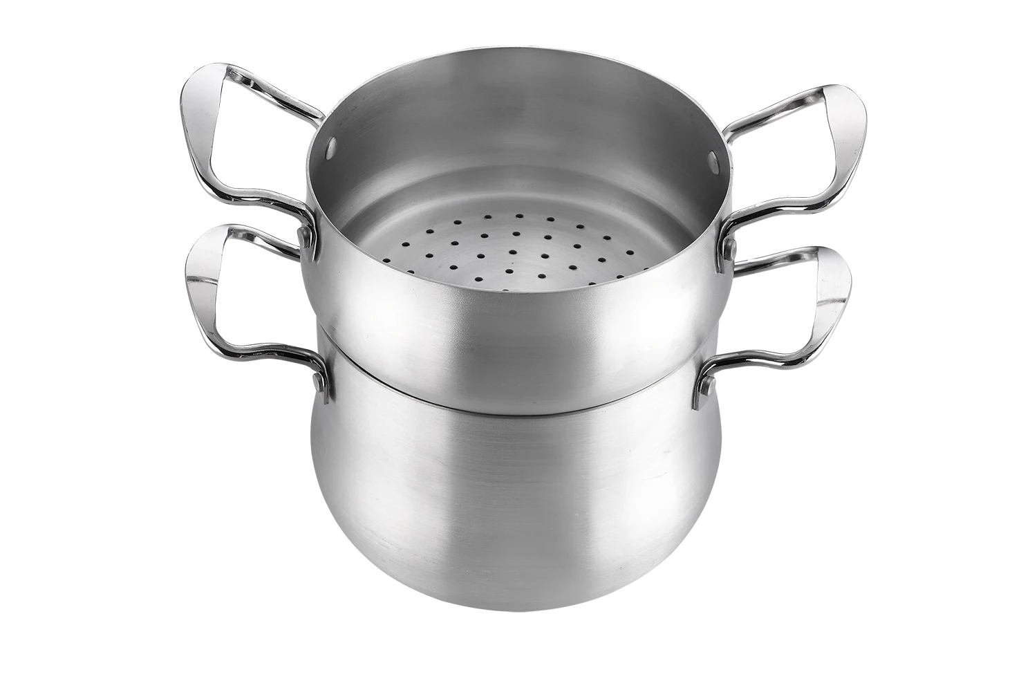 热销铝合金不粘砂光汤锅蒸锅