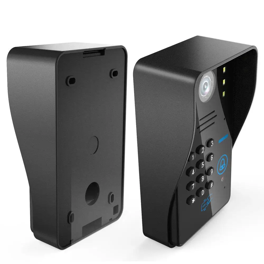 7"RFID Password Video Door Phone Intercom Doorbell+IR Camera+Electric Strik Lock