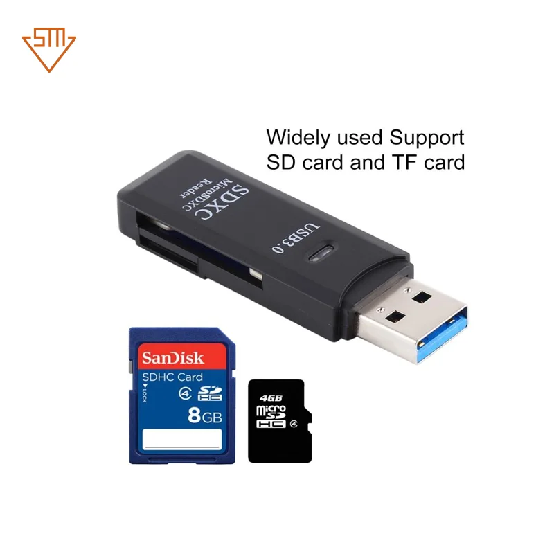 High Quality Mini Super Speed 5Gbps USB 3.0 Micro SDXC SD TF Card Reader Adapter - ANKUX.COM