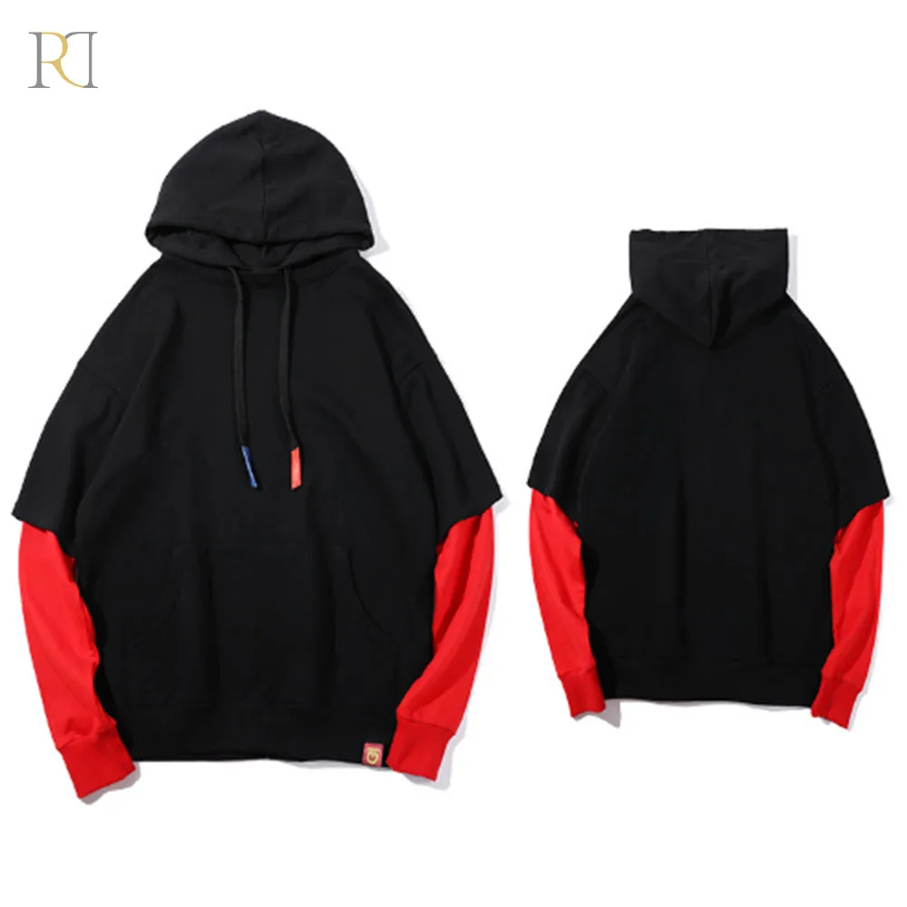 cheap color block hoodie