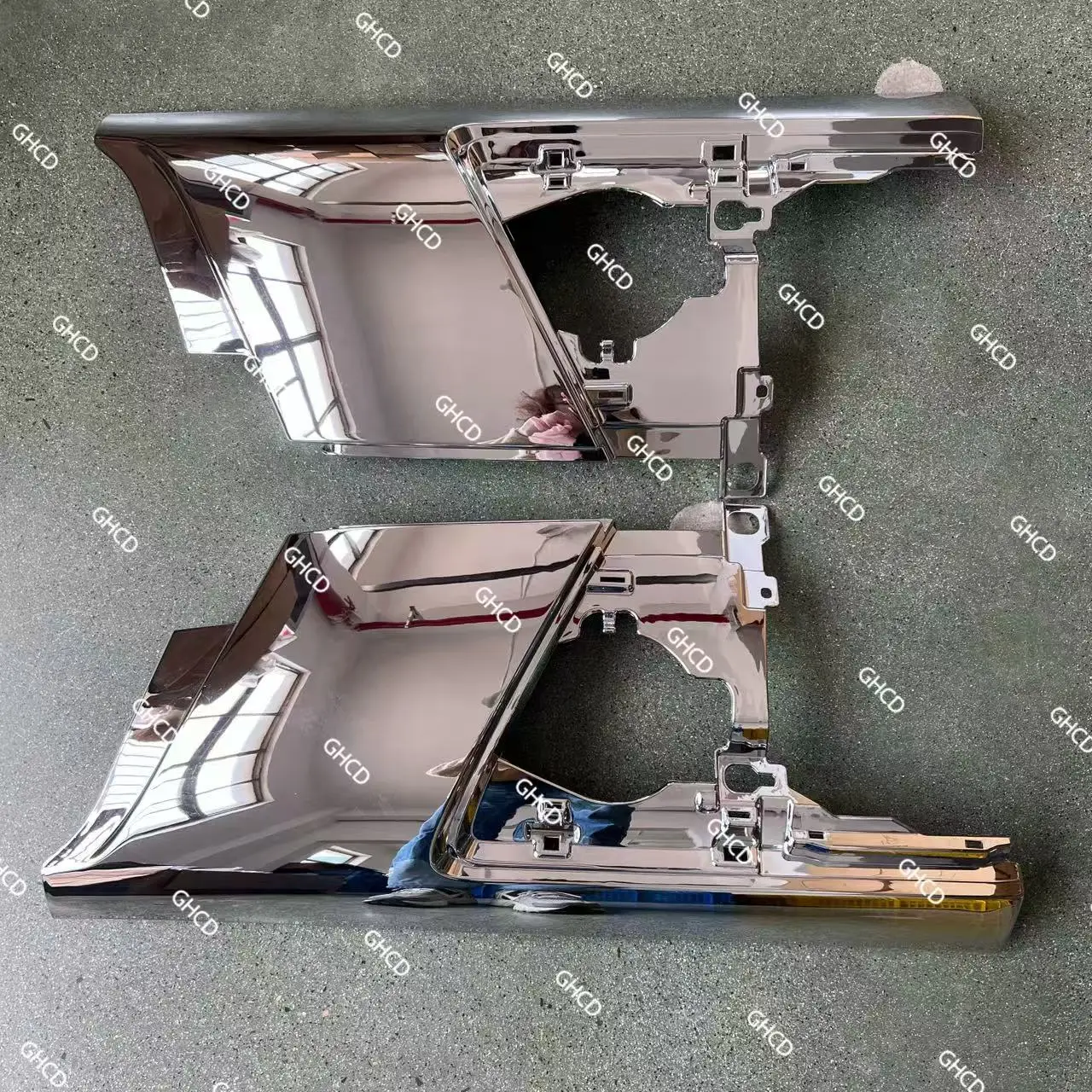 product ghcd high quality chrome corner panel for 2008 year japanese truck hot product for isuzu plastic-1