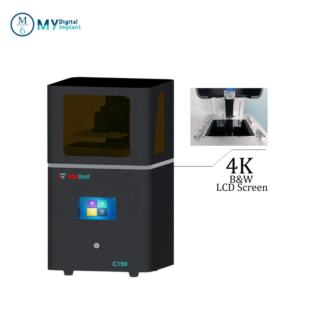 M6DENT CADCAM Dentistry  3D Printer  B&W 4K LCD Screen C190  Shipping to USA