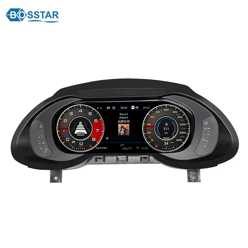 Car Digital Dashboard Panel Virtual Instrument Cluster Cockpit For Audi