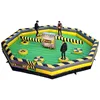 cheap mechanical interactive challenge amusement park ride toxic total wipeout inflatable meltdown game for sale