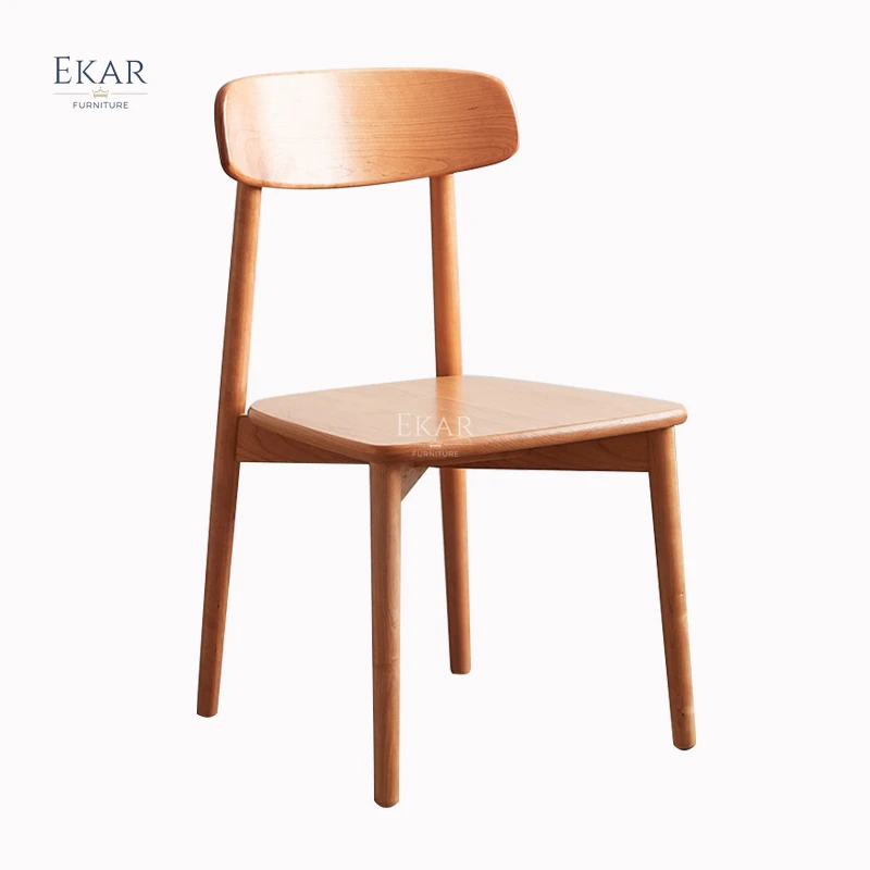 product ekar furniture classic design solid wood dining room chair-59