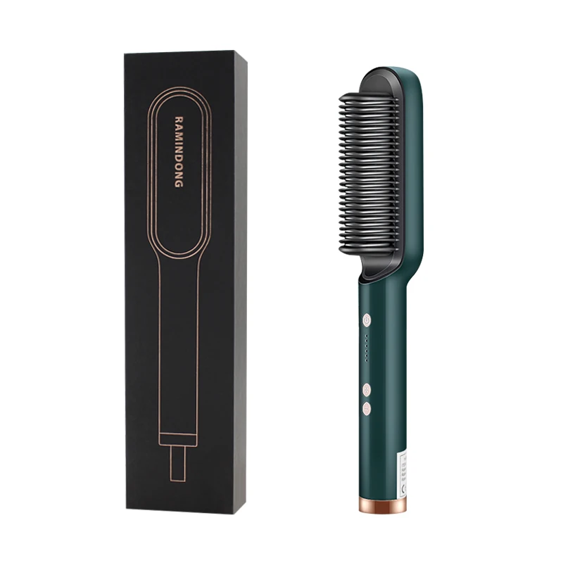 2020 New Hair Stylish Hot Comb Making Hair Straightener Style Electric Power Hair Straightener Hot Comb