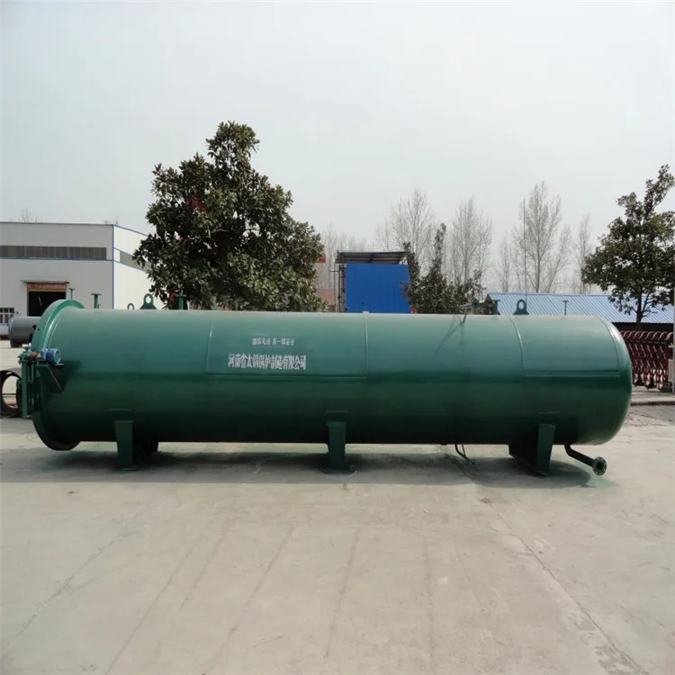 Wood treatment pressure vessel timber vacuum impregnation autoclave machine