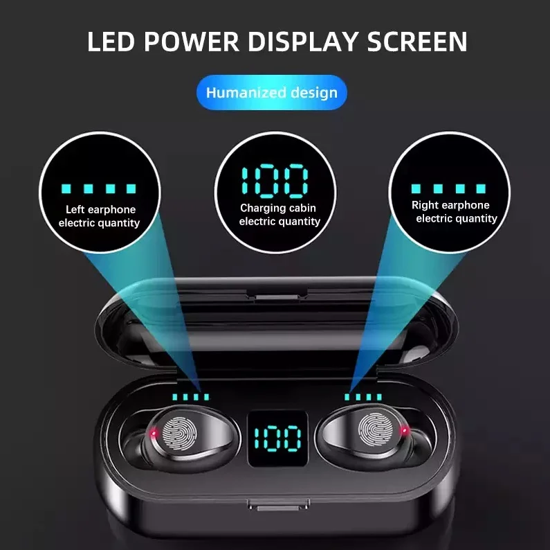 Starfun Headphones Earphones Tws Wireless Earbuds Bluetooth Earphone Headphone Earphone+ - ANKUX.COM