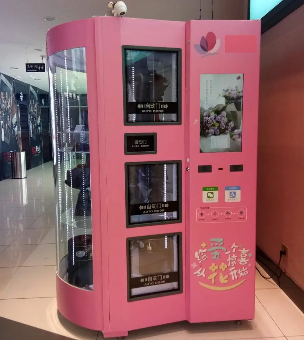high capacity personalised vending machine factory outdoor-2