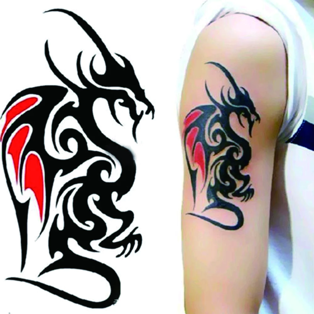 Татуировки в виде дракона