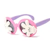 2019 newest Mickey flip up design silicone frame children tac polarized sunglasses