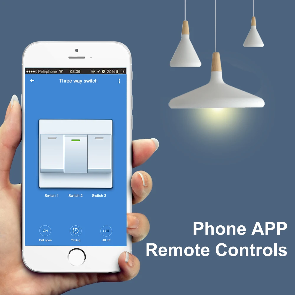 Keeper US Tuya Smart ZigBee Home Wifi Wall Touch Switch 3 Gang Glass Panel Voice Control Light Switch - ANKUX.COM