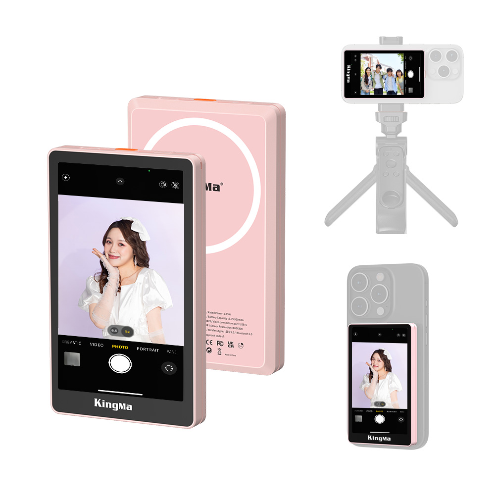 KingMa Magnetic Vlog Selfie Monitor PH02/PH01 - 4