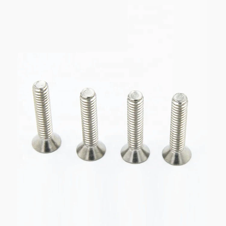 
Stainless steel din965 countersunk cross recessed machine screw 