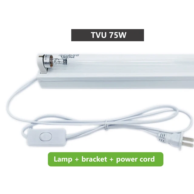 PHILIPS lamp uv led germicidal lamp TUV 75W light ultraviolet lamp sets of 75w with bracket and line uvc light.