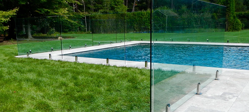 factory direct sale high quality swimming pool frameless tempered glass fence glass balustrade glass railing