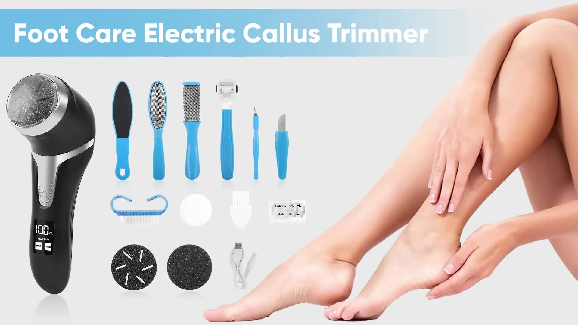 Efficient Feet Callus Removal Tool - Electric Callus Remover