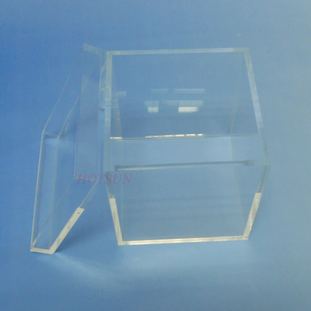 Customized Clear Hinge Perspex Packing Box Custom Luxury Gift Package