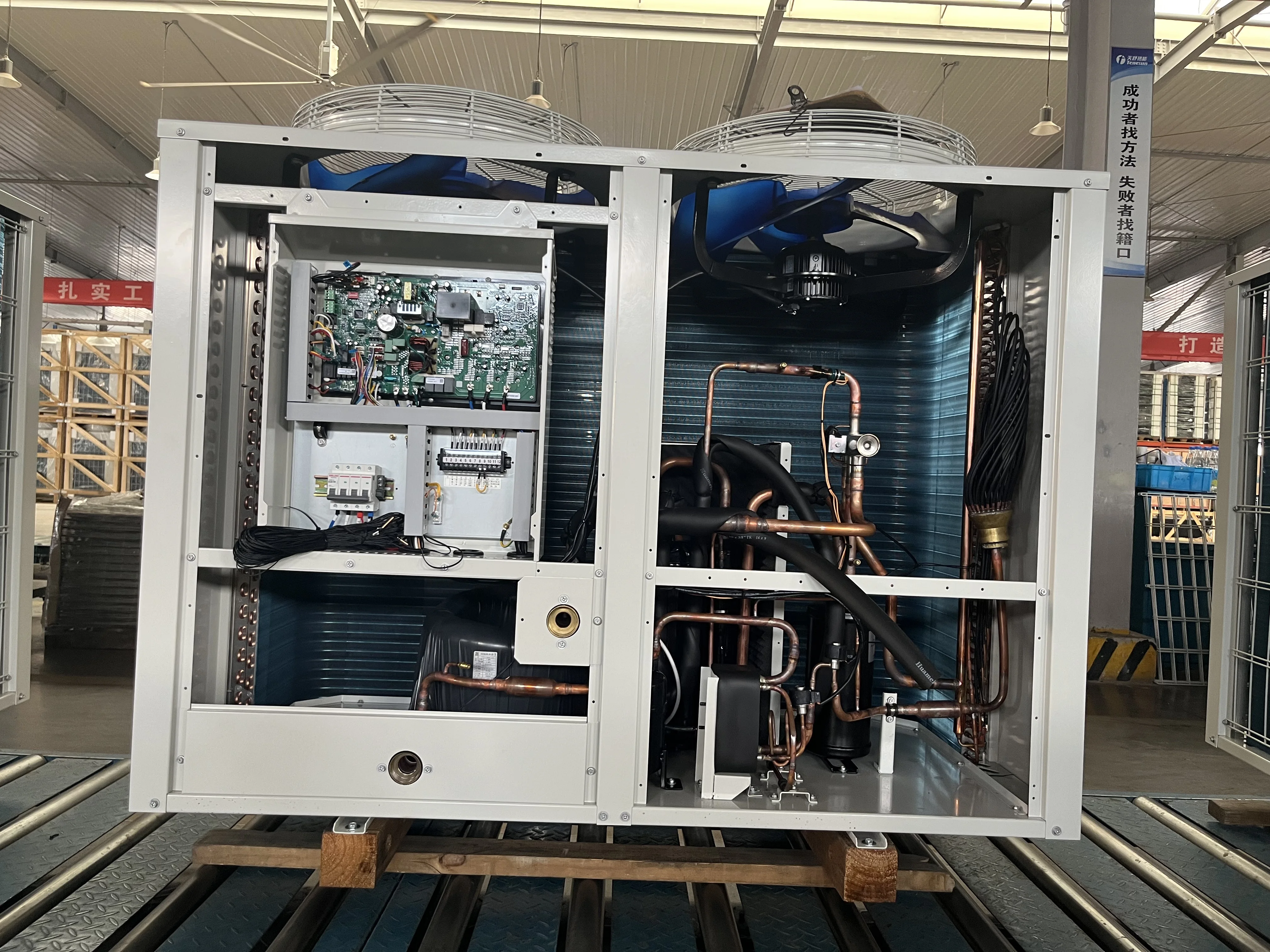 Air Source Heat Pump, EVI, 380 V, Metal - detail 30