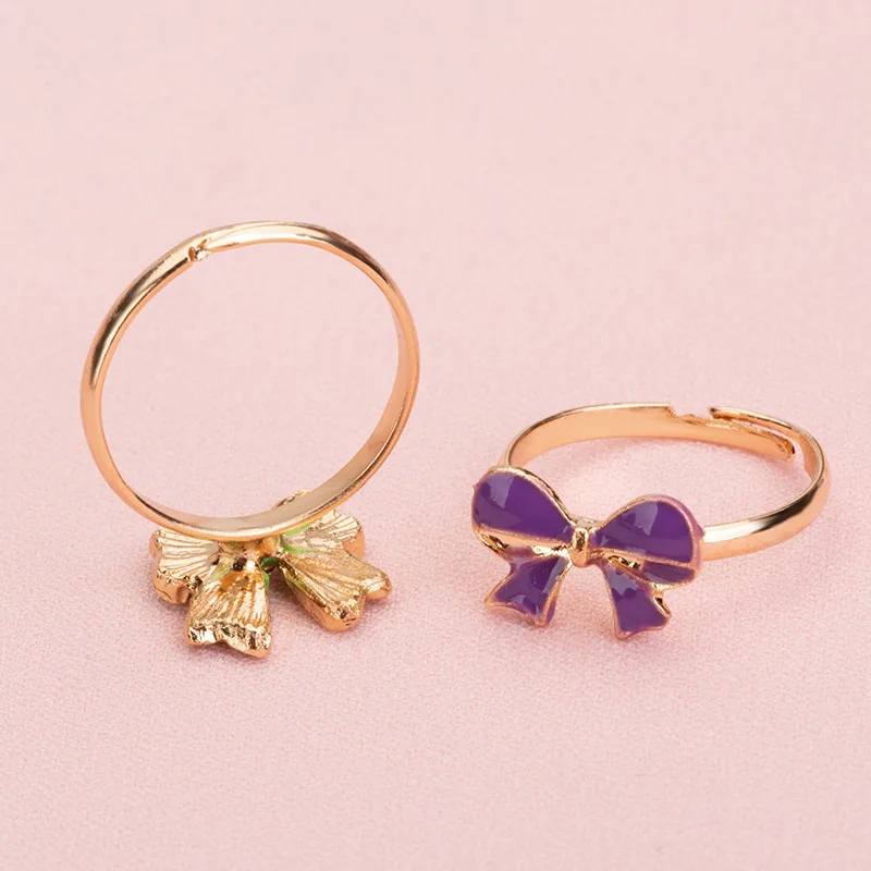 Children Kids Little Girl Gift Adjustable Rings In Box Girl Pretend Play And Dress Up Rings Kids