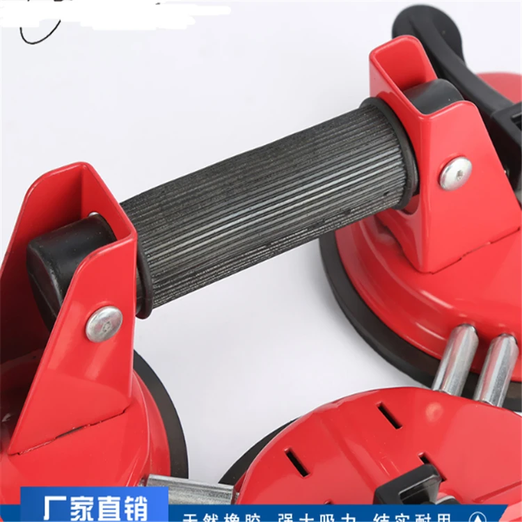 Factory price heavy duty aluminium vacuum granite glass suction cup glass lifter for building hand tools