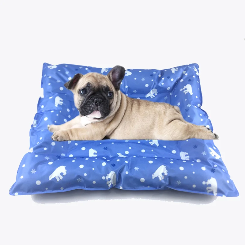 New Arrival  Pet Dog Cooing  Bed Gel Comfort Cool Mat Sofa Dog Bed Cooling Dog Bed For Pets In Summer//