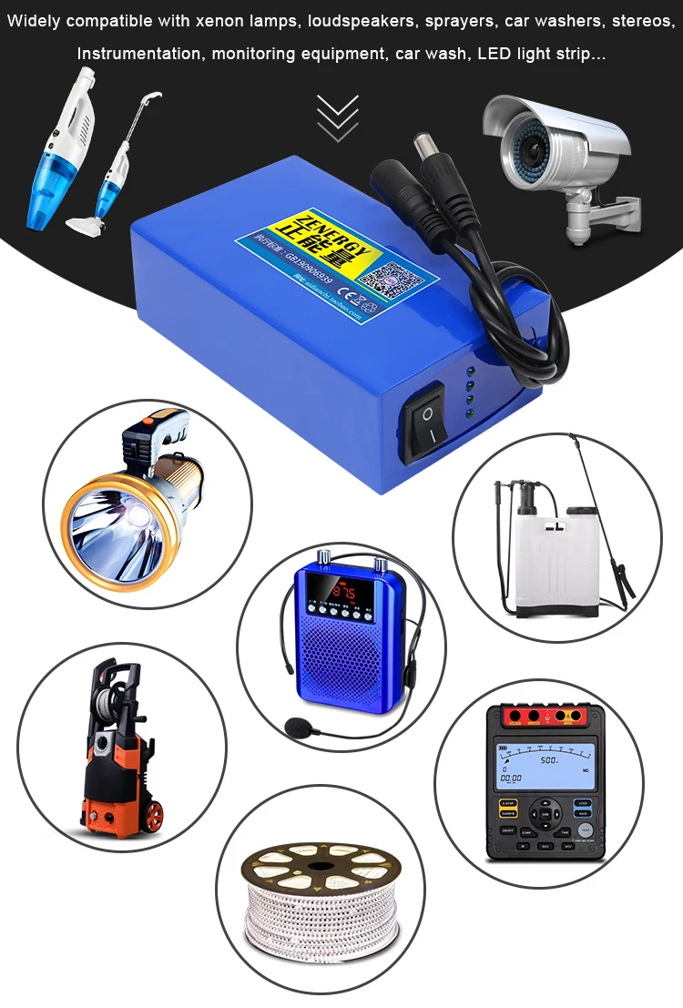 Sound System 10ah 30ah Low Price Lithium Ion Battery Rechargeable