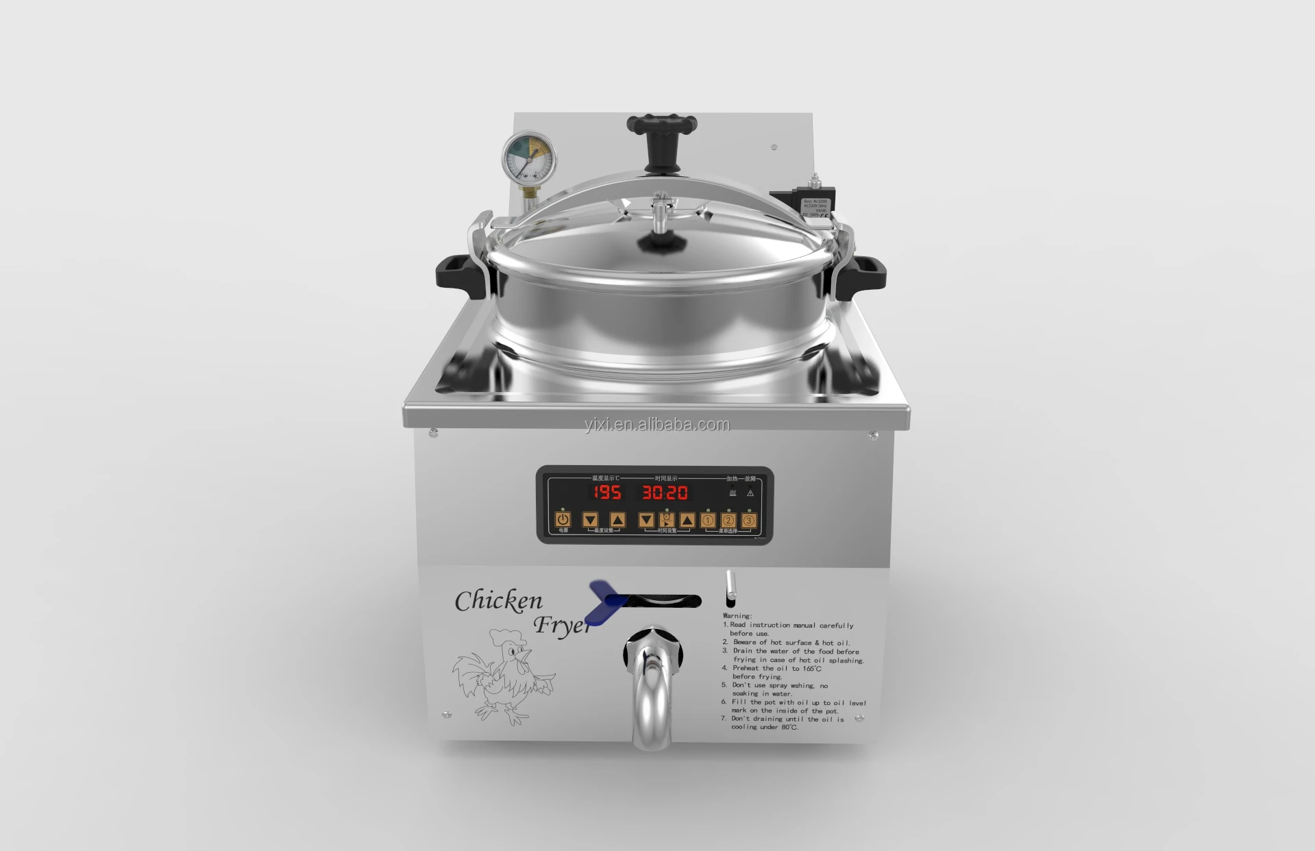 Hot Selling Table Top Pressure Fryer Mdxz16b Electric Pressure Fryer