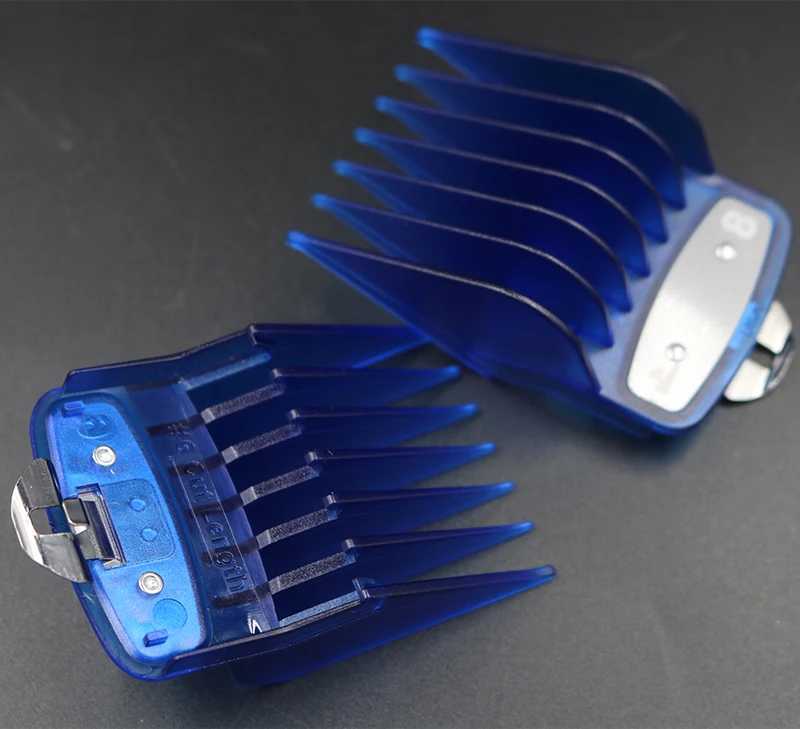 Gold Hair Clipper Comb Guard Plastic 4 Colors 8pcs Universal Hair