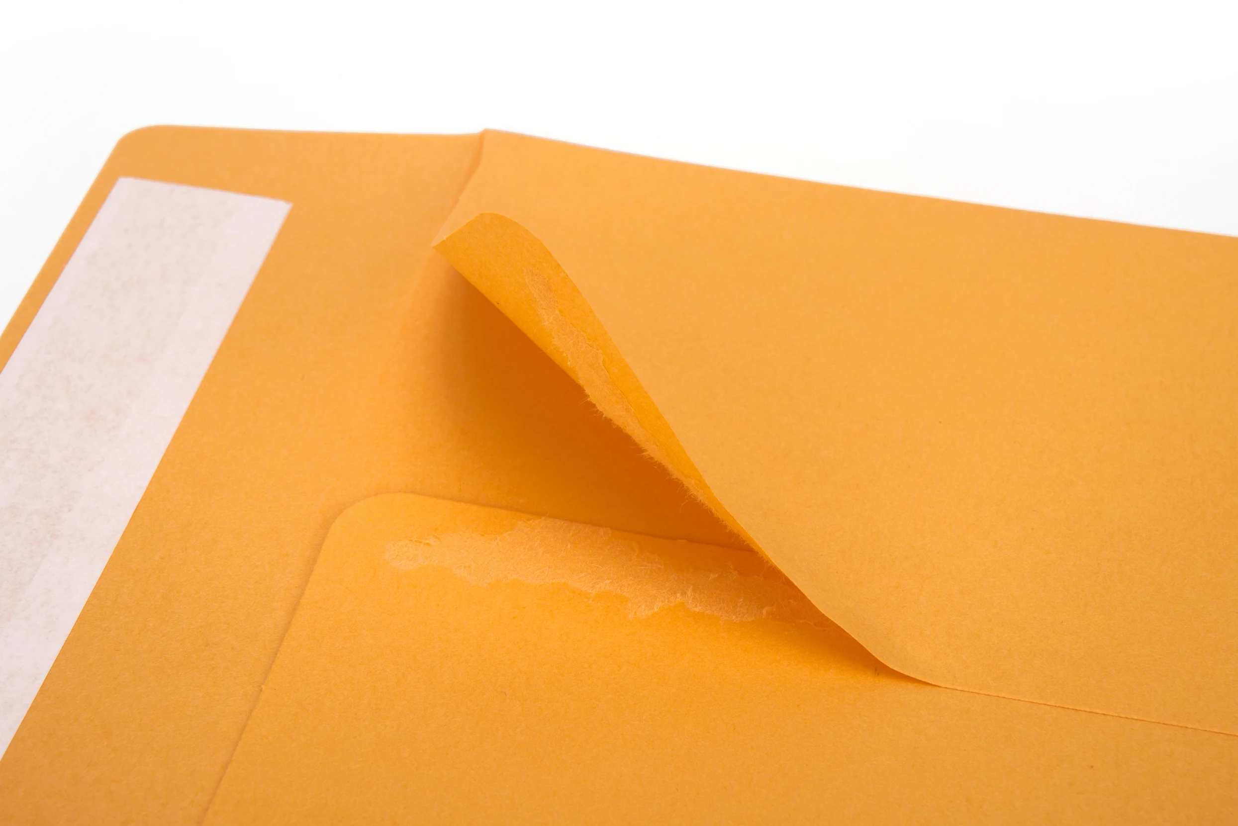 批发oem品牌硅胶胶去皮密封信封自封牛皮纸信封