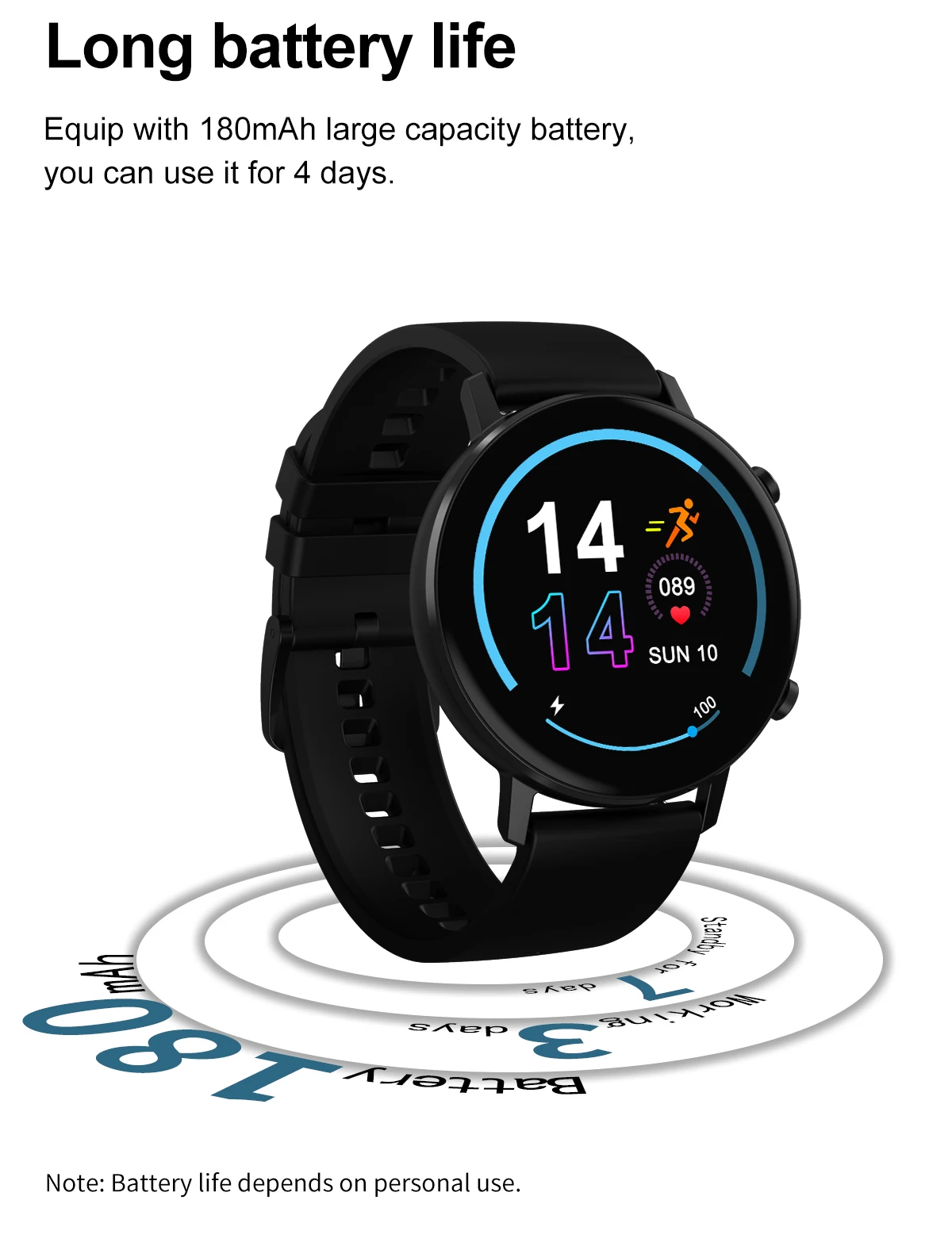 DT-96 waterproof smart watch -