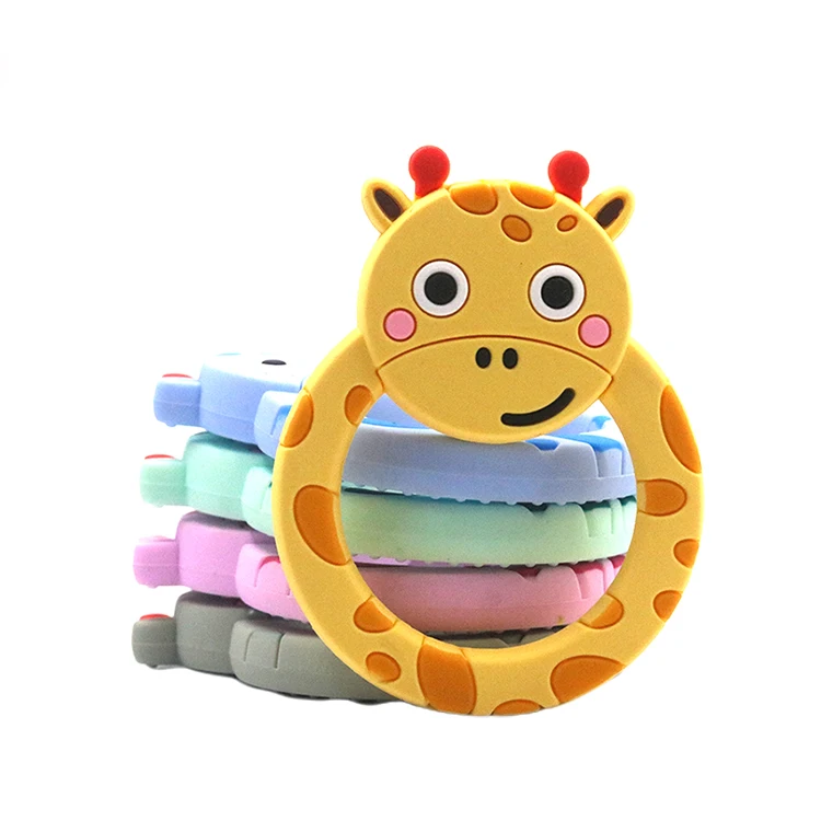 High Quality Bpa Free Silicone Baby Giraffe Teething Teether Toy Buy