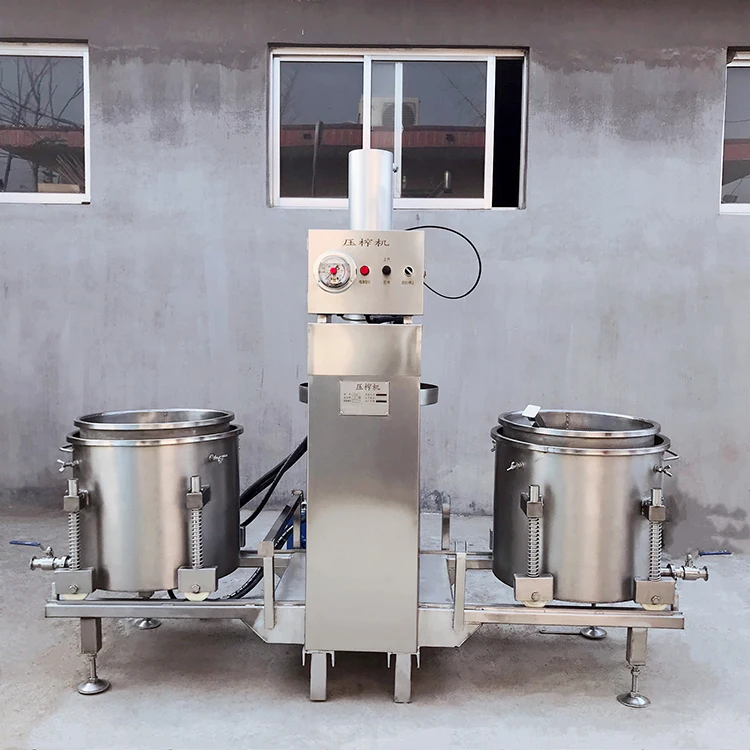 Cheap Automatic Commercial 30t Hydraulic Juicer Cold Press Juice Extractor Machine 304 Stainless