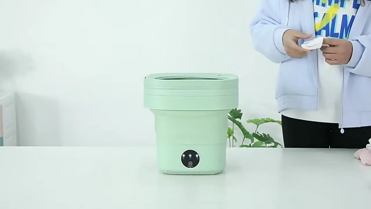 Portable Mini Foldable Washing Machine Perfect for Travel