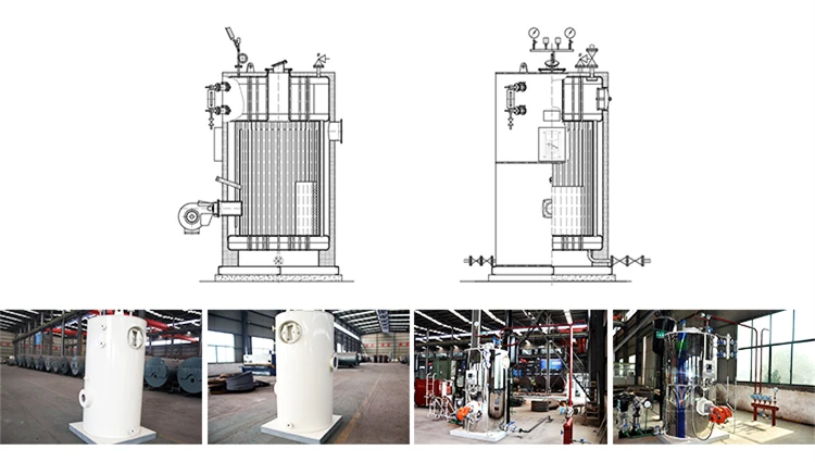 LSS of LSS Steam Boiler 100 kg 0.1ton 0.7ton for Soap Industry