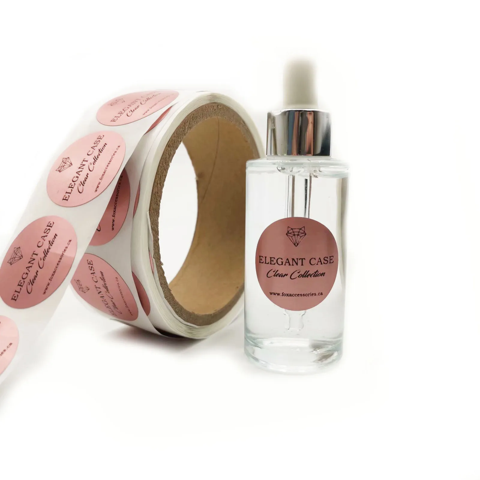 fashionable waterproof custom sample perfume bottle sticker