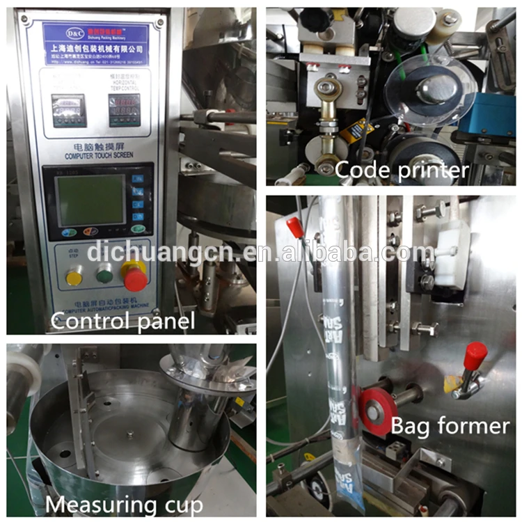 Automatic Plastic Bag Sachet Filling Sealing Packing Machine For Juice Water paste