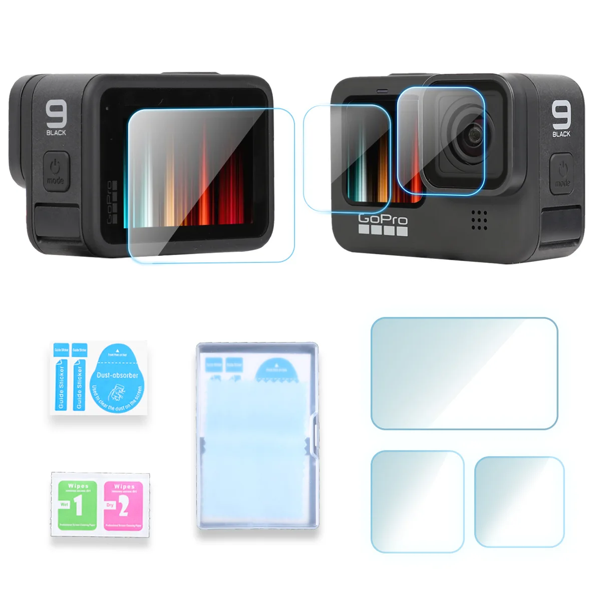 钢化玻璃lcd屏幕保护器和透镜保护器gopro英雄9配件 Buy Screen Protector For Gopro Hero 9 Tempered Glass Lcd Protector For Gopro 9 Protector For Gopro Hero 9 Accessories Product On Alibaba Com