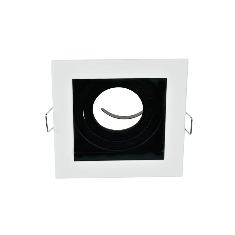Aluminum Adjustable spot ceiling fitting one two three head  down lights  GU10 downlight  frame